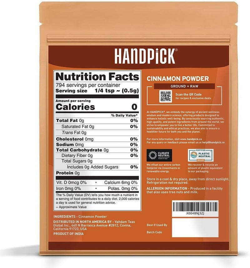 HANDPICK 100% Natural Cinnamon Powder - 397g - Image 3